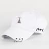 Urban Edge Cotton Punk Baseball Cap Creative Piercing Ring Hip Hop Snapback Hat