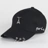 Urban Edge Cotton Punk Baseball Cap Creative Piercing Ring Hip Hop Snapback Hat