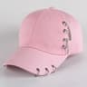 Urban Edge Cotton Punk Baseball Cap Creative Piercing Ring Hip Hop Snapback Hat