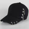 Urban Edge Cotton Punk Baseball Cap Creative Piercing Ring Hip Hop Snapback Hat