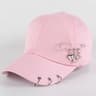 Urban Edge Cotton Punk Baseball Cap Creative Piercing Ring Hip Hop Snapback Hat