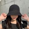 Coastal Breeze Crochet Bucket Hat For Women Foldable Beach Sun Hat  Travel Ready Summer Cap 7