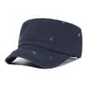 Heritage Washed Cotton Military Cap Vintage Flat Top Hat For Men  Women 3