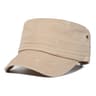 Heritage Washed Cotton Military Cap Vintage Flat Top Hat For Men  Women 1
