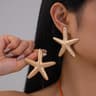 Coastal Shell  Starfish Pearl Stud Earrings For Women  Beach Earrings Shell Stud Earrings Pearl Ear 1