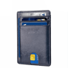 Mens Leather Slim Wallet RFID Blocking Credit Card Holder With ID Window  Money Pocket 5