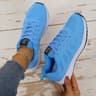 Women Casual Flats Sports Shoes Mesh Breathable Trainers Platform Female Sneakers for Women Walking Gym Tennis Fashion