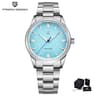 PAGANI DESIGN Quartz Watch for Men, Stainless Steel Case, AR Coating Sapphire, VH31 Sports Business Style