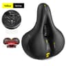 UltraComfort Wide Bike Saddle With Shock Absorbing  Reflective Design Hollow Breathable Seat For Ra 7