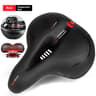 UltraComfort Wide Bike Saddle With Shock Absorbing  Reflective Design Hollow Breathable Seat For Ra 6