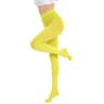 Control Top Soft Pantyhose Tights Stockings, Semi Opaque Footed Tights, Solid Colored High Elastic Run Resistant