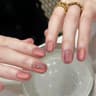 Wine Red Press On Nails 24pcs Short Square Full Cover Reusable False Nails