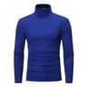 Men's Turtleneck Sweater, Thin Knitted Pullover for Spring and Autumn, Cotton Clothing in Black and White Tops