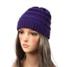 Warm Chunky Knit Beanie Hat For Women Soft Stretch Winter Cap 4