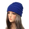 Warm Chunky Knit Beanie Hat For Women Soft Stretch Winter Cap 5