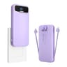 Portable Power Bank with Built In Cables Fast Charging for Travel and Daily Use
