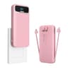 Portable Power Bank with Built In Cables Fast Charging for Travel and Daily Use