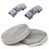 2Pairs Without Ties Elastic Laces No Tie Shoe Laces With Press Lock For Sneakers 8MM Widened Flat S 13