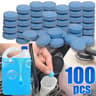 All-Season Windshield Washer Effervescent Tablet, Solid Concentrate, Shellac-Free Formula for Streak-Free Cleaning