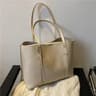 Large Capacity Womens Leather Tote Bag Soft Casual Versatile Shoulder Bag For Women 8