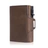 Pop Up RFID Protection Genuine Leather Wallet For Men  Women With Compartment For Notes And Coins 7