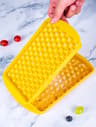 Premium Silicone Ice Cube Tray Cube Stackable Ice Molds With Lid 8