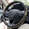 Luxury Carbon Fiber Car Steering Wheel Cover Non Slip Universal Fit 7