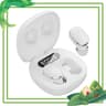 Transparent ENC Bluetooth Earbuds with LED Power Display