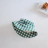 Kids Bucket Hat Checkerboard Plaid Toddler Sun Hat For Boys And Girls 7