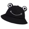 Cute Frog Bucket Hats Women Bucket Hat Women Summer Outdoor Sun Fishing Cap Cotton Wild Panama Hats 1