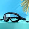 Large Frame Anti Fog Swimming Goggles With Earplugs For Adults 0