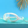 Large Frame Anti Fog Swimming Goggles With Earplugs For Adults 1