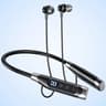 Bluetooth Neckband Wireless Earbuds with Magnetic Design and LED Display