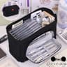 Large Capacity Double Layer Pencil Case Organizer For School Office Supplies 8