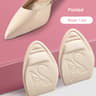 Non Slip Forefoot Cushion Pad, Shoe Inserts Toe Plug, Half Insoles Filler for High Heels, Comfort Pain Relief Support