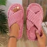 Memory Foam Slippers Women House Shoes Soft Corduroy Fuzzy Bedroom AntiSkid SlideOn Comfort 6