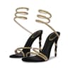 Sexy Open Toe Ankle Strap Sandals Crystal Diamond Thin High Heels Women Shoes For Banquet Nightclub 8