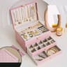 Large Capacity MultiLayer Jewelry Storage Box HighEnd Exquisite Necklace Earrings Gold Jewelry Box 11