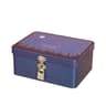 Vintage Large Capacity Tinplate Box With Lock Key Desktop Storage Case Metal Jewelry Box Empty Stor 10