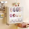 Wall Mounted Doll Blind Box Storage Rack Figurine Display Cabinet Dustproof Doll Display Organizer