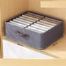 Wardrobe Clothes Storage Organizer Sweater TShirt Storage Box Foldable Drawer With Thickened Pants  7