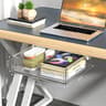 Invisible Storage Table Shelf Pull Out Storage Box Hanging Under Desk Drawer Large Capacity Underta 9