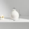 Ceramic Bud Vase, Small Single Stem Flower Vases, Mini Plant Bottle Pot, Decorative Floral Holder for Home Desktop Decor