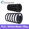 KINGROON PLAABSPETG Filament Black White Gray Rolls PLA PETG Plastic For 3D Printer 16