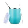 Yerba Mate Gourd Set DoubleWall Stainless Steel Mate Tea Cup Bombilla Set Include Yerba Mate Gourd  8