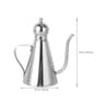 Stainless Steel Oil Bottle Dispenser Leakproof Kitchen Container Daily Use Vinegar Sauce Precise Fi 7