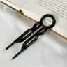 Fashion Design Hair Bun U-Shaped Hair Sticks, Acetate Clip Hairpins, Sweet Hair Accessories for Women, Meatball Head