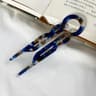 Fashion Design Hair Bun U-Shaped Hair Sticks, Acetate Clip Hairpins, Sweet Hair Accessories for Women, Meatball Head