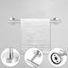 Matte Black Towel Bar Wall Mounted Stainless Steel Towel Holder Bathroom Towel Rack Modern Bath Acc