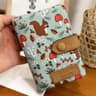 Women Cute Zipper Hasp Short Wallet PU Leather Coin Purse Money Bag With ID Card Holder Frosted Pri 4